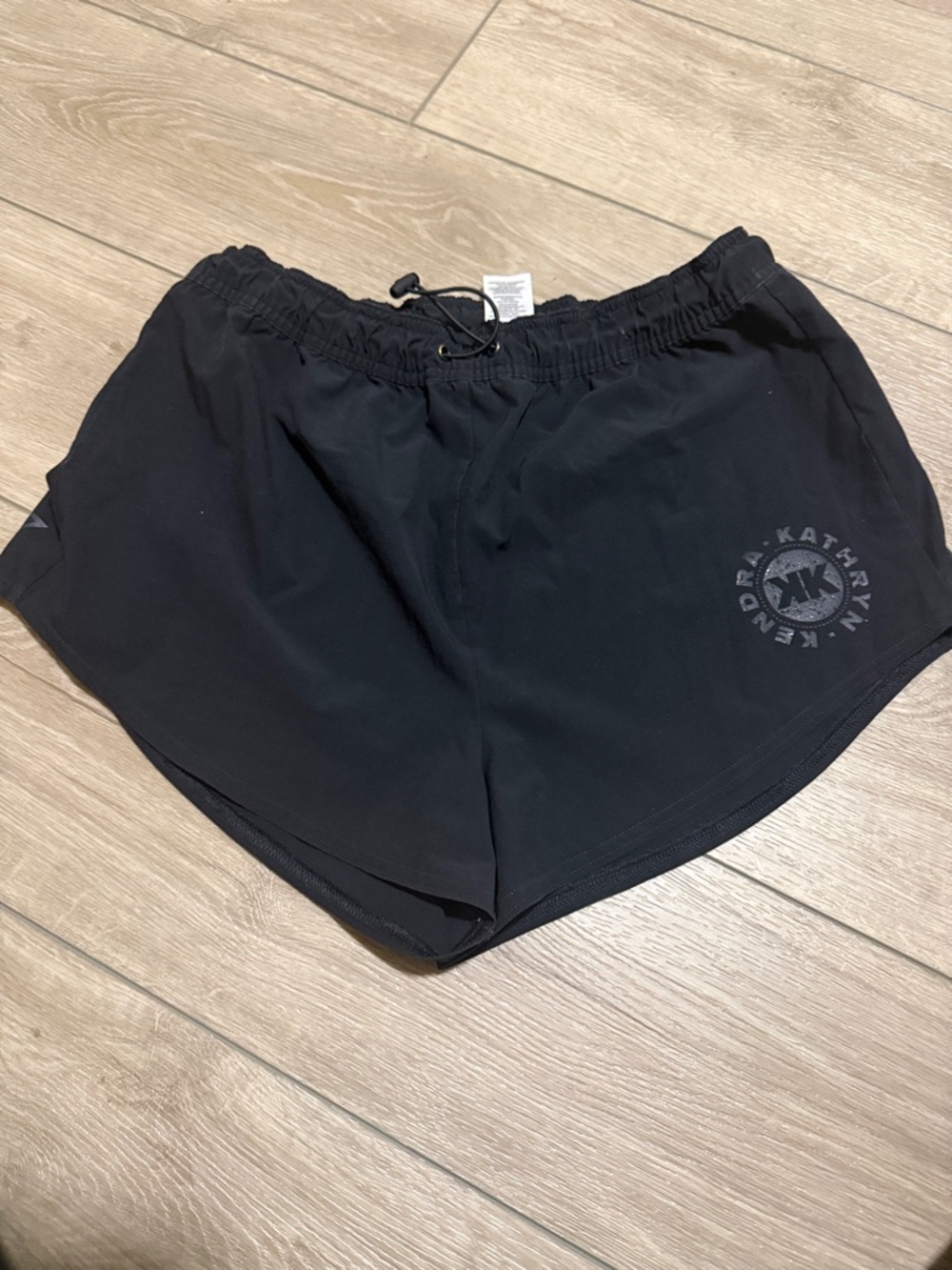 Gymshark Black Women's Athletic Shorts with Subtle Logo